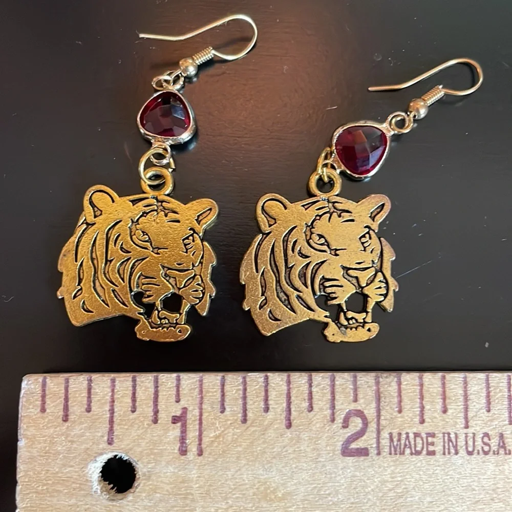 Tiger earrings!  2022 The Chinese Year of the Tiger. - Picture 6 of 6